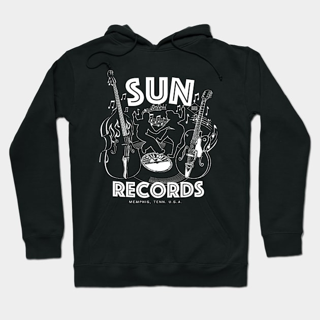 Sun Records Hoodie by CosmicAngerDesign